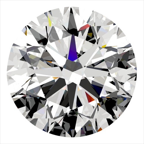 0.36 carat F-VS2 Excellent cut Natūralus Round Deimantas (1)