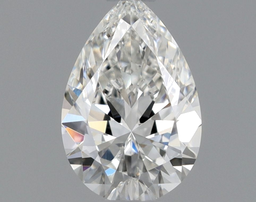 0.31 carat F-VVS2 Natūralus Pear Deimantas (1)