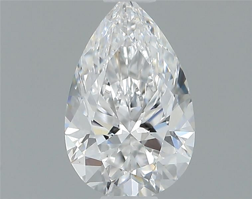0.4 carat D-VS2 Natūralus Pear Deimantas (1)