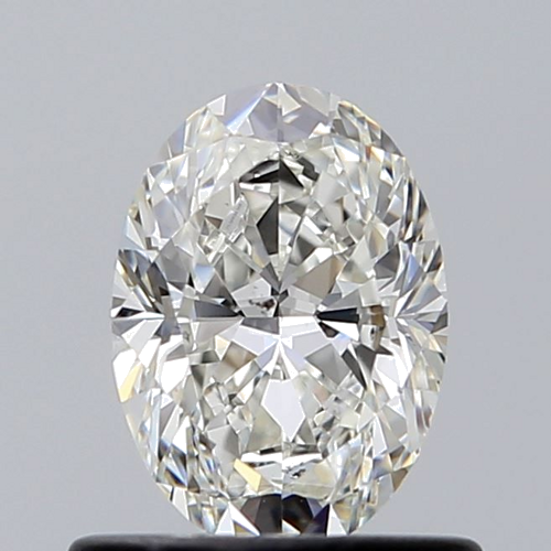 0.68 carat H-SI1 Natūralus Oval Deimantas (1)