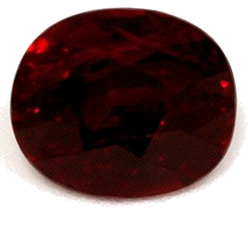0.97 carat RED Oval Rubinas (1)