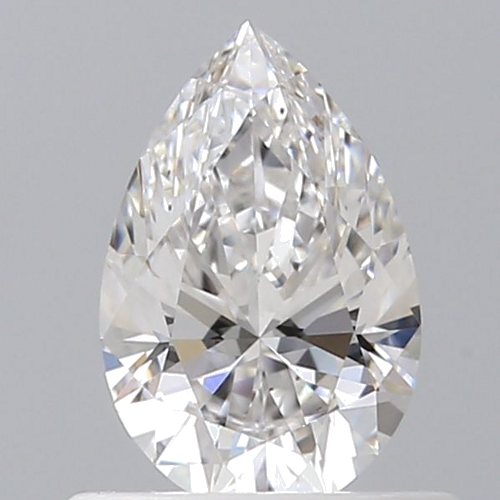 0.5 carat F-SI1 Natūralus Pear Deimantas (1)