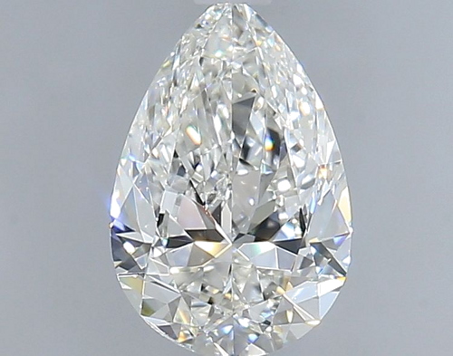 0.9 carat H-VS1 Natūralus Pear Deimantas (1)