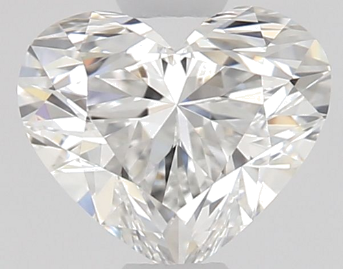 0.52 carat E-VVS1 Natūralus Heart Deimantas (1)