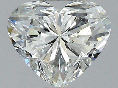 0.9 carat I-SI2 Natūralus Heart Deimantas (1)