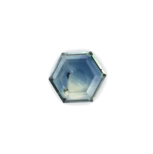 0.57 carat GREEN Hexagonal Safyras (1)