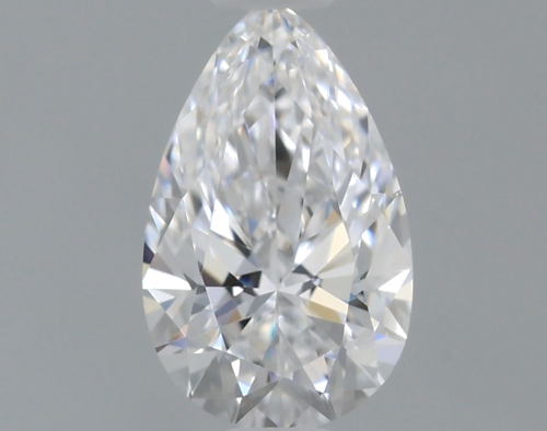 0.3 carat D-VVS1 Natūralus Pear Deimantas (1)