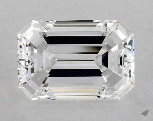 2.01 carat F-VVS1 Natūralus Emerald Deimantas (1)