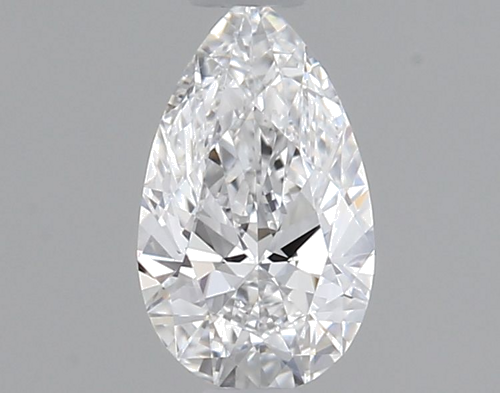 0.32 carat D-VVS1 Natūralus Pear Deimantas (1)