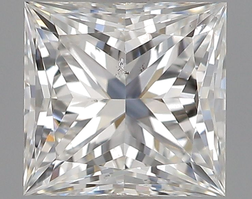 0.43 carat F-SI1 Natūralus Princess Deimantas (1)