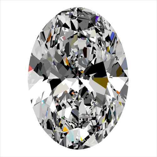 0.31 carat G-SI2 Natūralus Oval Deimantas (1)