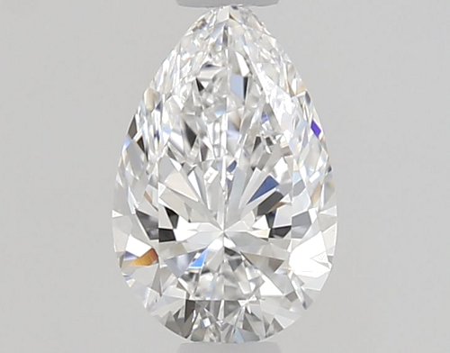 0.5 carat D-VS1 Natūralus Pear Deimantas (1)