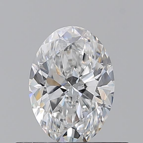 0.51 carat D-VVS2 Natūralus Oval Deimantas (1)
