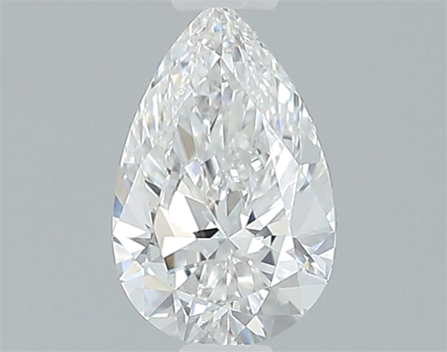 0.38 carat E-VS1 Natūralus Pear Deimantas (1)