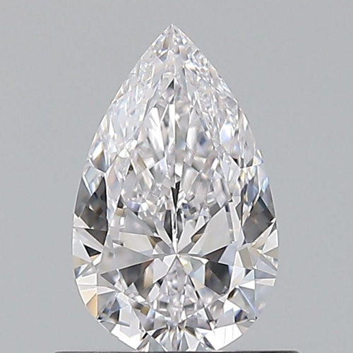 0.7 carat D-VS2 Natūralus Pear Deimantas (1)