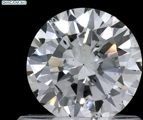 0.73 carat F-SI2 GD cut Natūralus Round Deimantas (1)
