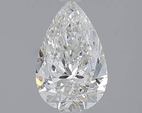 1.2 carat F-SI2 Natūralus Pear Deimantas (1)