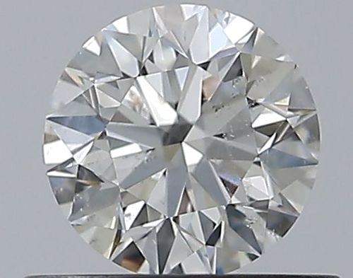 0.51 carat G-SI2 Excellent cut Natūralus Round Deimantas (1)