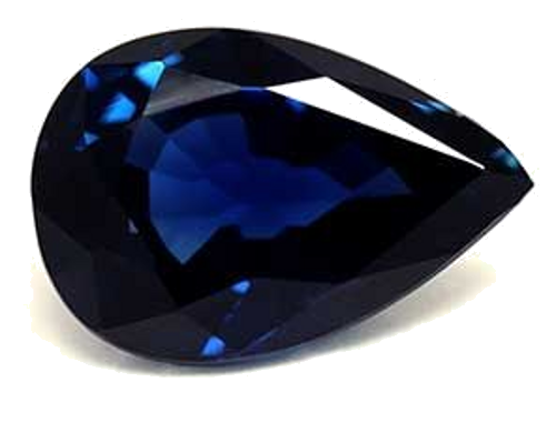 0.58 carat BLUE Pear Safyras (1)