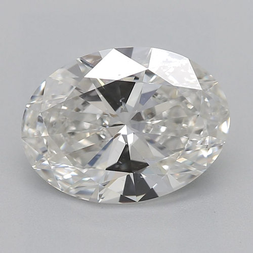 1.5 carat H-SI1 Natūralus Oval Deimantas (1)
