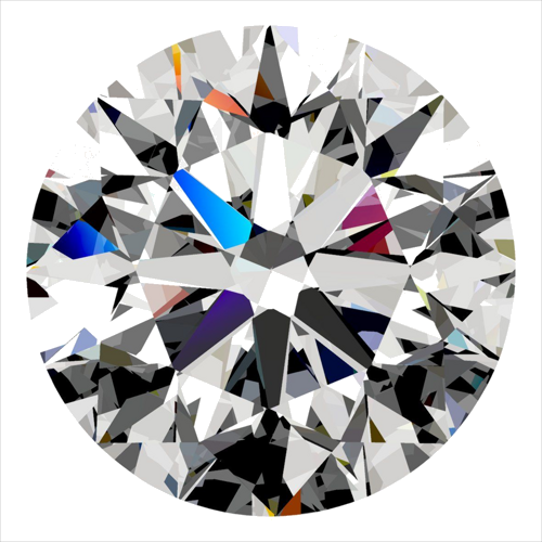 0.33 carat I-VS2 Excellent cut Natūralus Round Deimantas (1)