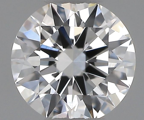 0.46 carat F-VVS2 Excellent cut Natūralus Round Deimantas (1)