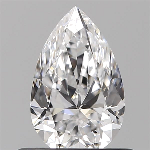 0.52 carat D-VVS1 Natūralus Pear Deimantas (1)