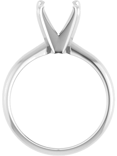 Sužadėtuvių Žiedas „Light Solitaire“ 585 Baltojo Aukso Square 6.5mm (2)