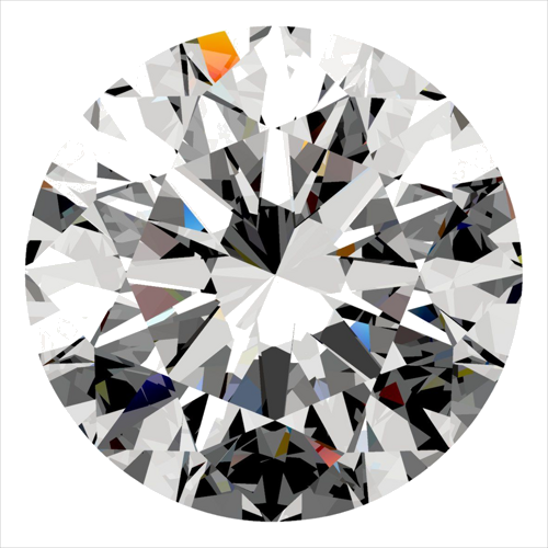 0.4 carat D-VS2 Excellent cut Natūralus Round Deimantas (1)