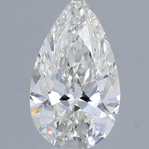 0.4 carat H-SI2 Natūralus Pear Deimantas (1)