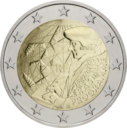 2022 France Erasmus 35th 2 euro coin (1)