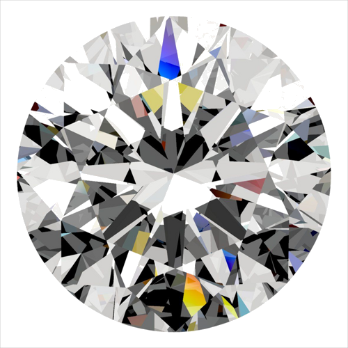 0.3 carat I-SI1 Excellent cut Natūralus Round Deimantas (1)