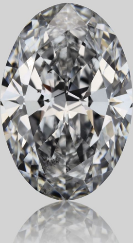 1.2 carat E-SI1 Natūralus Oval Deimantas (1)