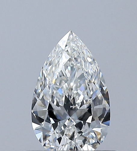 0.5 carat G-VS2 Natūralus Pear Deimantas (1)