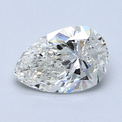 1.51 carat G-SI1 Natūralus Pear Deimantas (1)