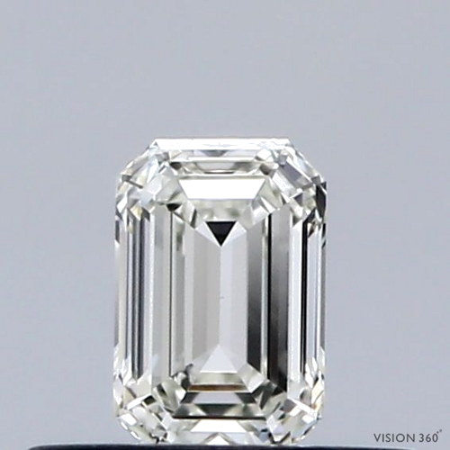 0.3 carat K-VVS2 Natūralus Emerald Deimantas (1)