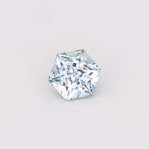 0.54 carat WHITE Hexagonal Safyras (1)