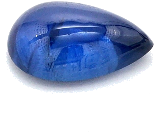 0.45 carat BLUE CABOCHON cut Pear Safyras (1)