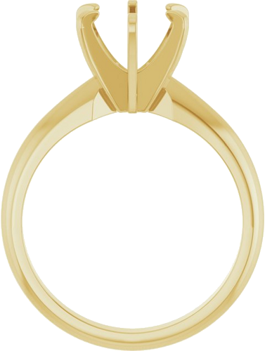 Sužadėtuvių Žiedas „Heavyweight Solitaire“ 14k yellow gold Round 7.5mm (2)