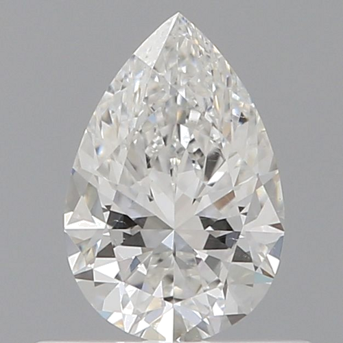 0.5 carat F-SI1 Natūralus Pear Deimantas (1)