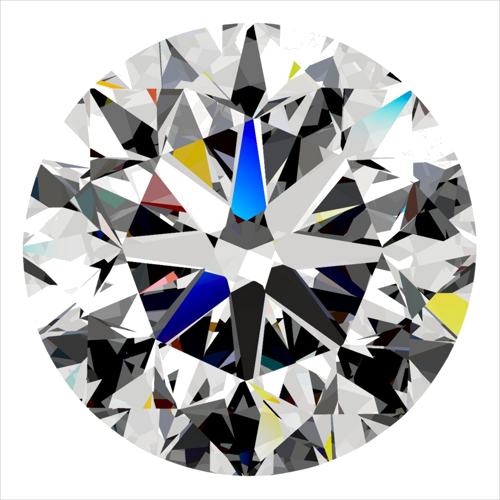 0.4 carat I-VS2 Very Good cut Natūralus Round Deimantas (1)