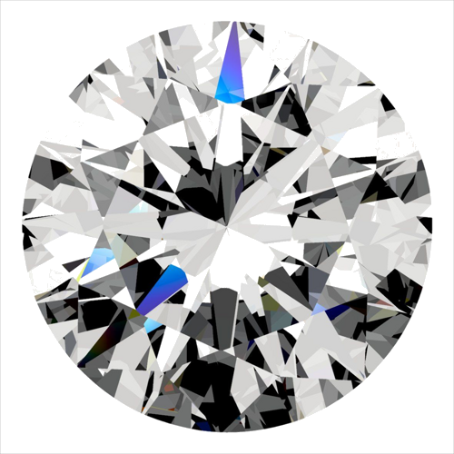0.3 carat E-VVS1 Excellent cut Natūralus Round Deimantas (1)