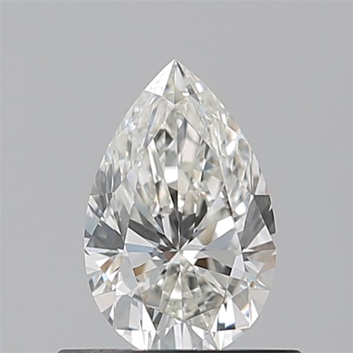 0.52 carat H-VVS2 Natūralus Pear Deimantas (1)