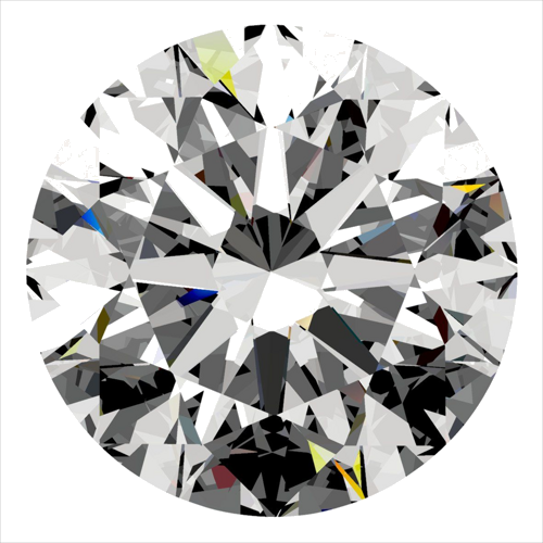 0.5 carat E-VS1 Excellent cut Natūralus Round Deimantas (1)