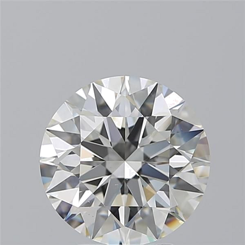 3.51 carat I-SI1 Excellent cut Natūralus Round Deimantas (1)