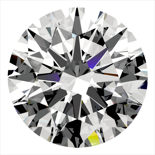 0.5 carat E-VS2 Very Good cut Natūralus Round Deimantas (1)