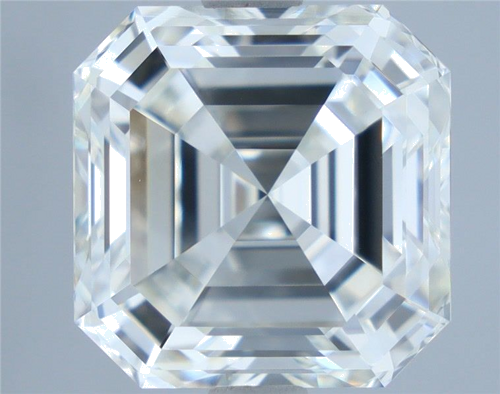 3.06 carat I-VVS2 Natūralus Asscher Deimantas (1)