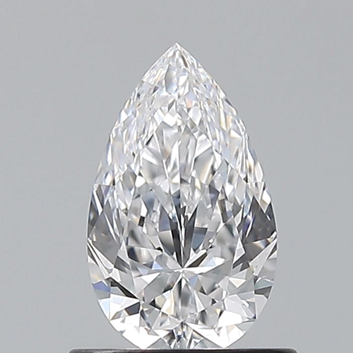 0.7 carat D-VS2 Natūralus Pear Deimantas (1)