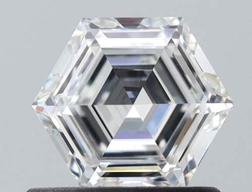 0.58 carat E-VVS2 Natūralus Hexagonal Deimantas (1)