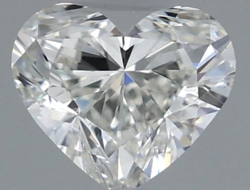 0.3 carat H-VVS2 Natūralus Heart Deimantas (1)